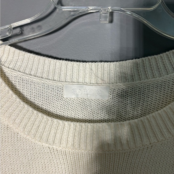 NWT SABLYN Eve Cotton Cashmere Blend Sweater Dress Size Large - Picture 5 of 7